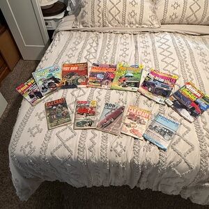 Vintage hot rod Magazines and Books